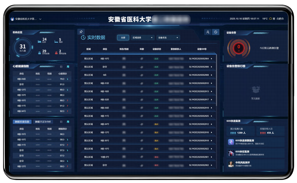奢诗琦健康监测管理软件
